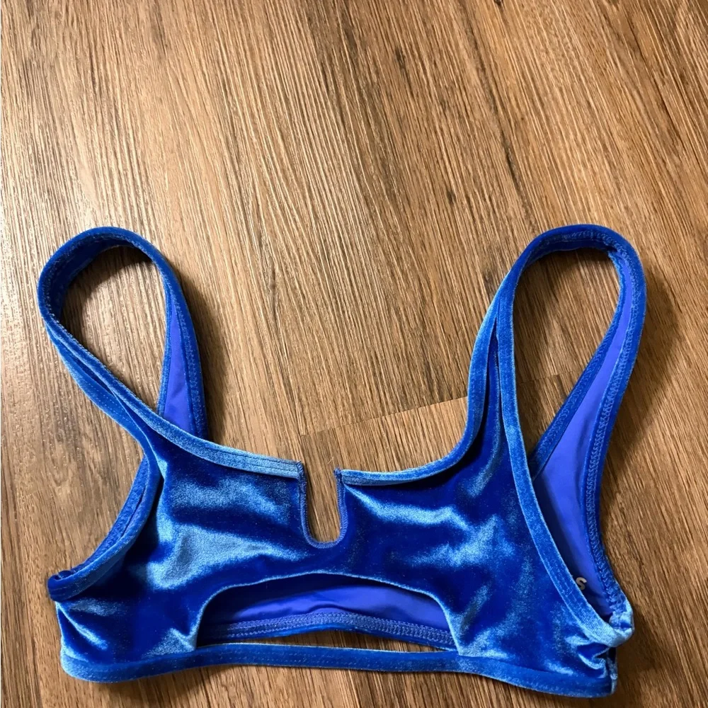 Frankie's Bikinis Royal Blue Swim Top